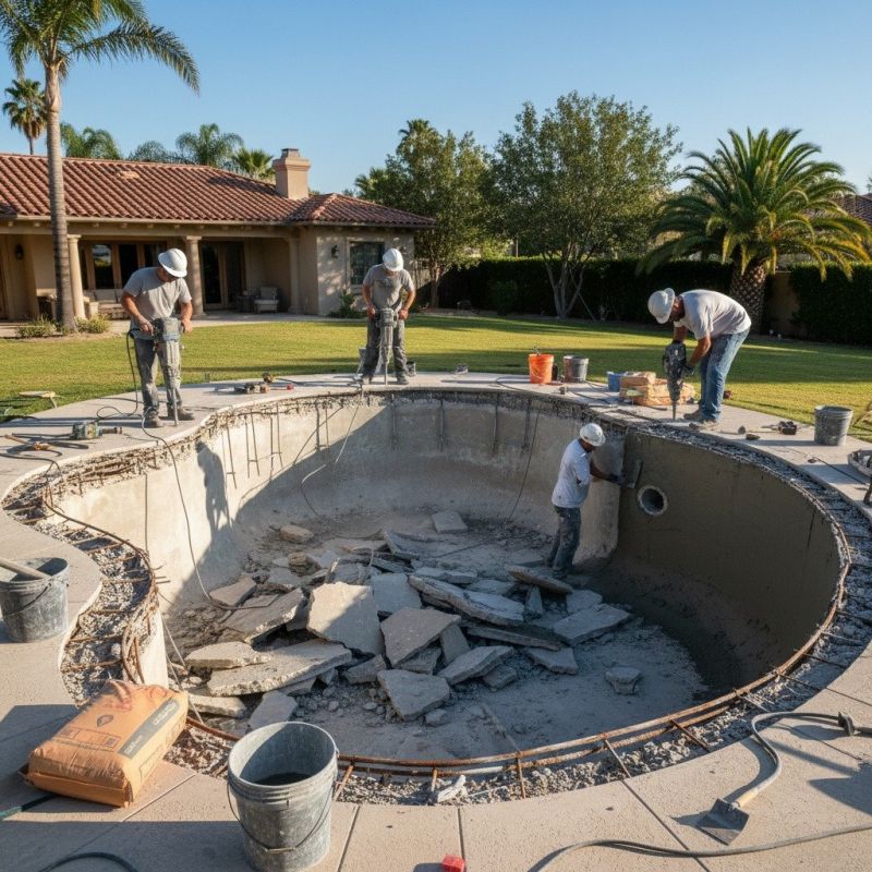 Pool Hardscaping