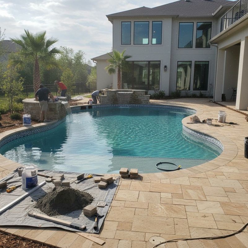 Pool Hardscaping