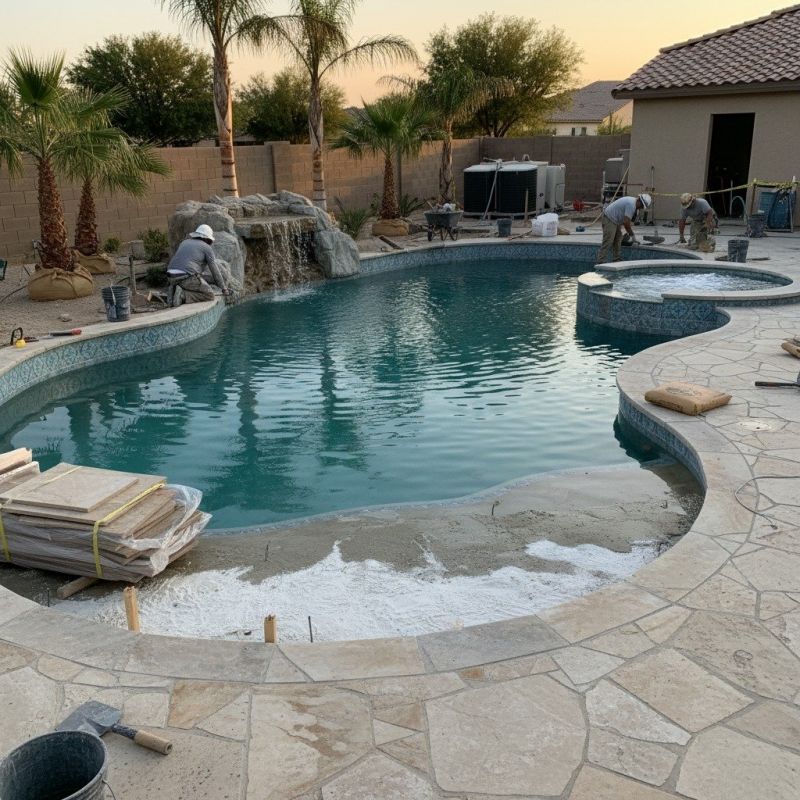 Pool Hardscaping